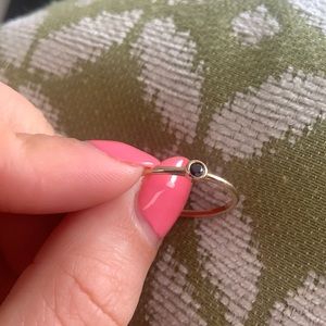 Mejuri Diamond Solo Ring